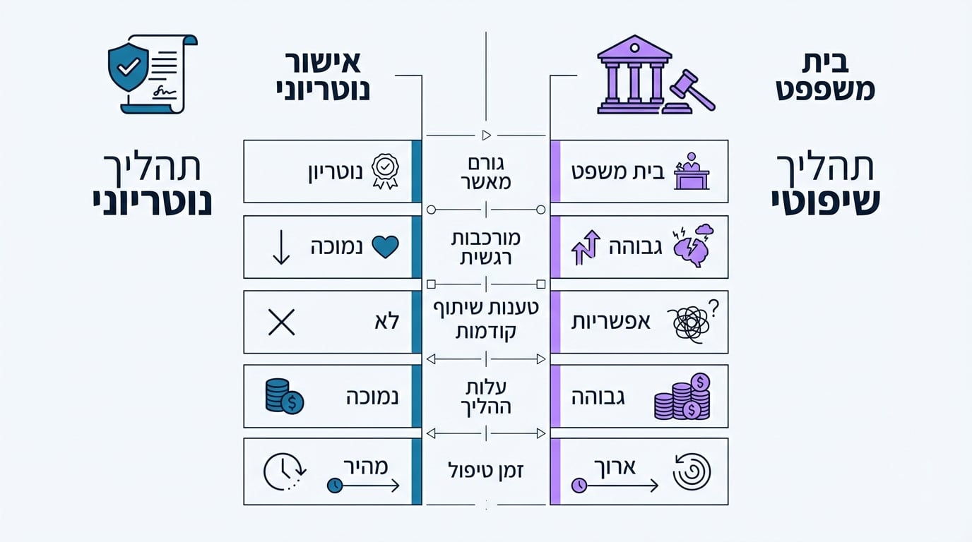 השוואה: הסכם ממון לפני הנישואין לעומת אחרי הנישואין