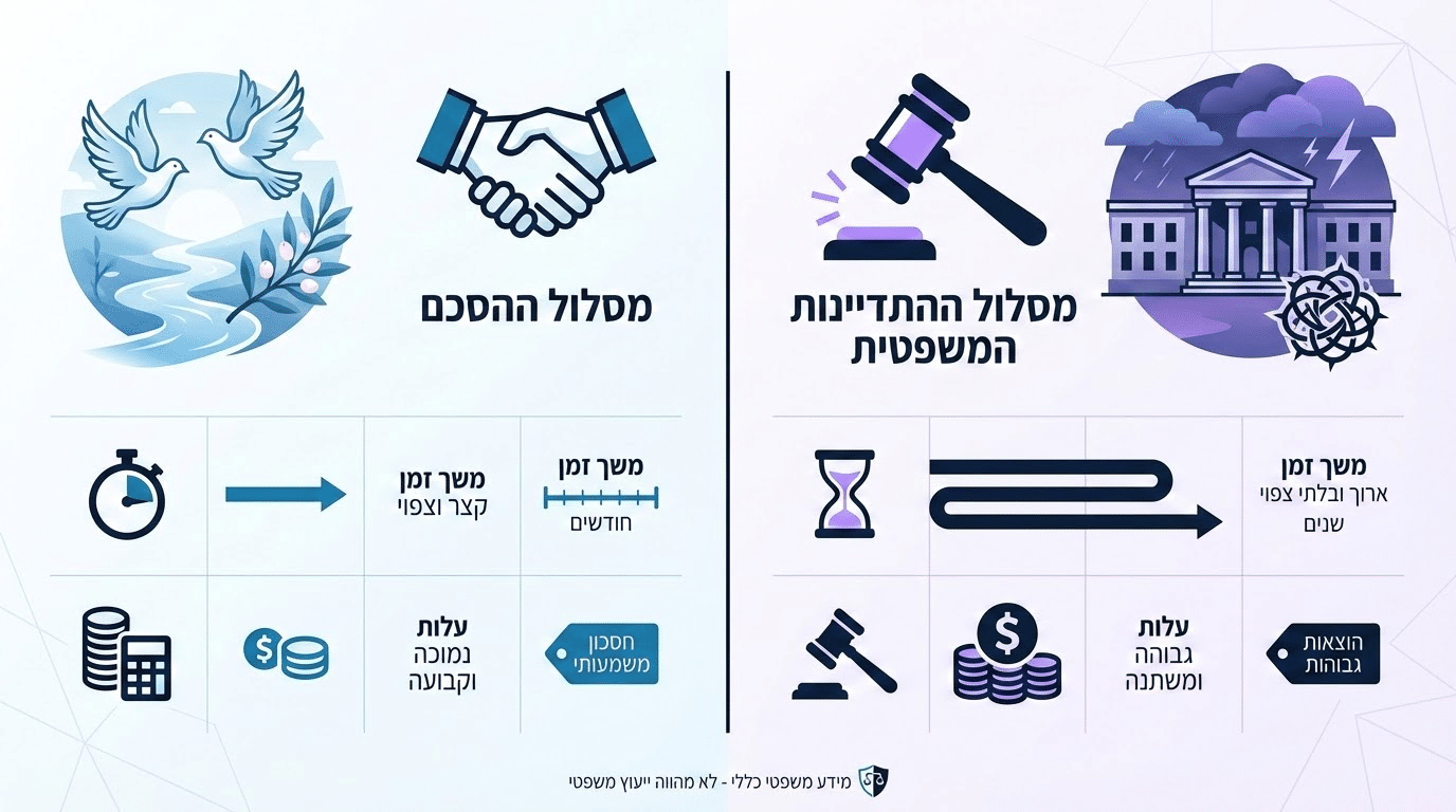 גירושין בהסכמה מול גירושין בהתדיינות