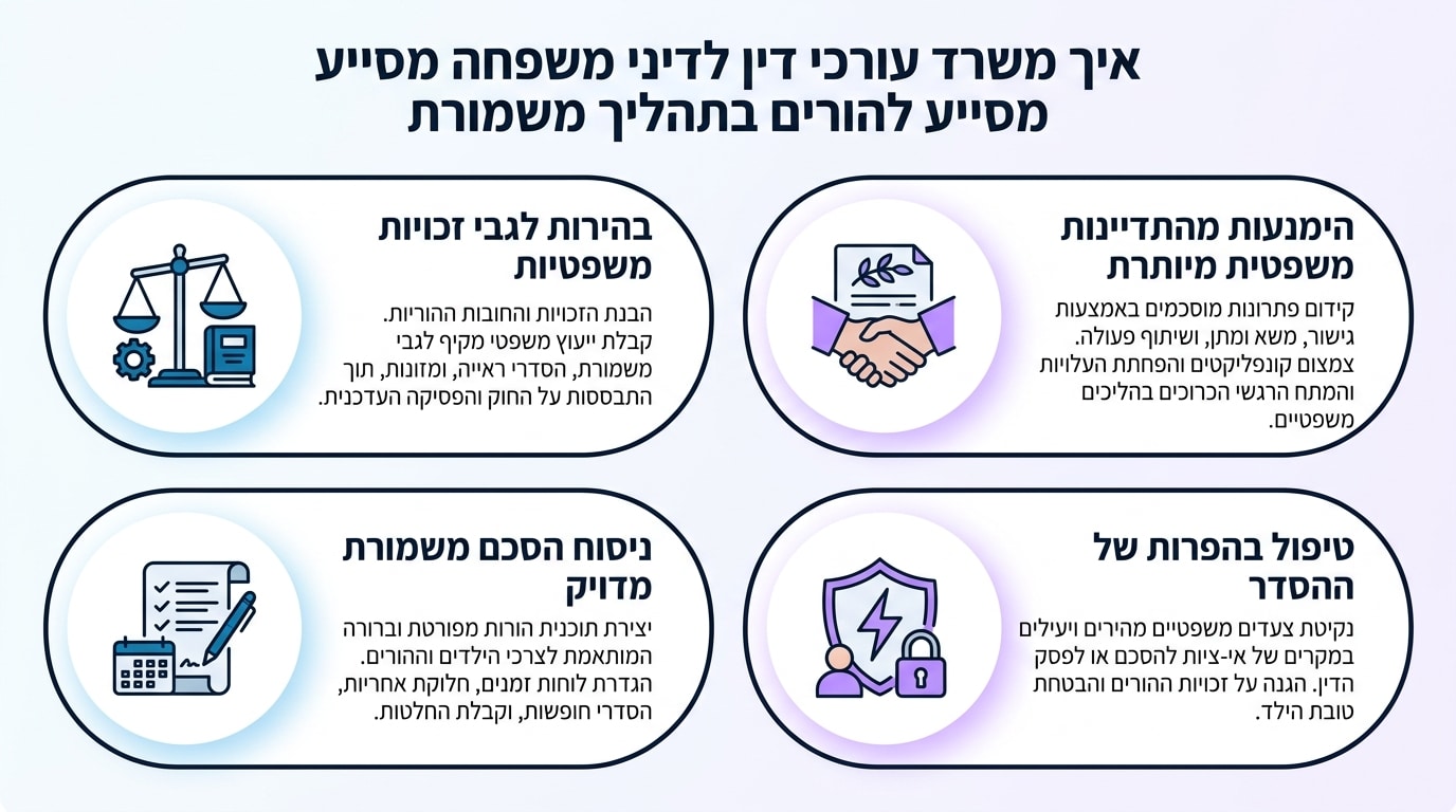 הסדר זמני בתחילת הפרידה
