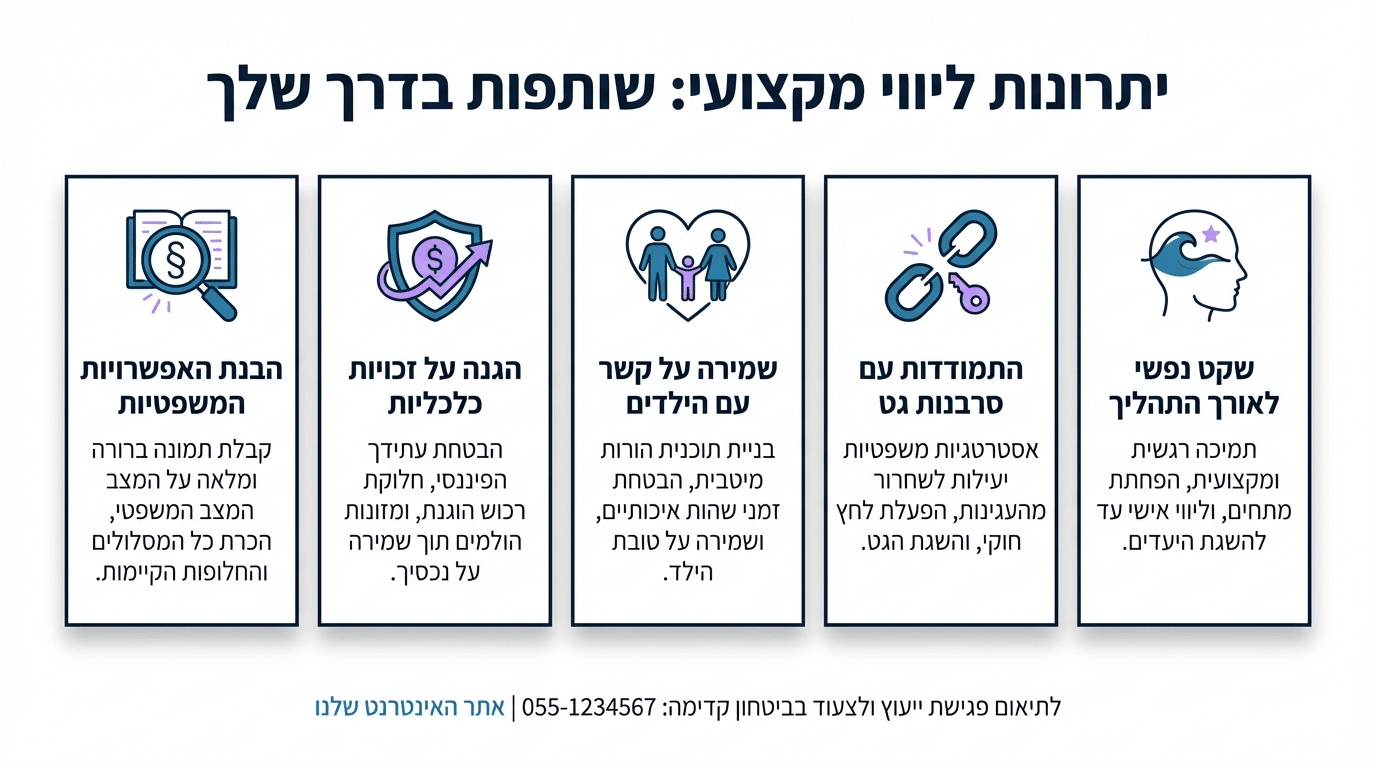 יתרונות הליווי המקצועי בהליך גירושין